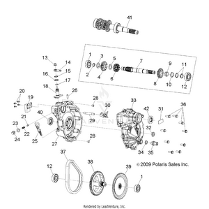 Drive Train, Main Gearcase - A12ea32aa (49atvgearcase10boss) Schematic