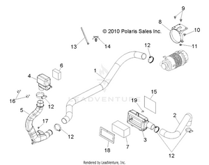 Engine, Air Intake - R11rh50ag/ah/ar (49rgrairintake10400) Schematic