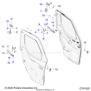 Body, Door, Front, Mounting - R24rsu99aj/ak/az/a9/bj/bk/bz/b9 (c701222) Schematic