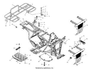 Bumper And Rack Mounting - A01aa32aa (4963816381a005) Schematic