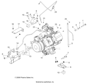 Engine, Mounting - R07rh50af/ar/at (49rgrenginemtg07500efi) Schematic