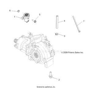 Drive Train, Gearcase Mounting, Front - A10zx85ak/al/as/at/ax (49atvgearcasemtg10spxp550) Schematic
