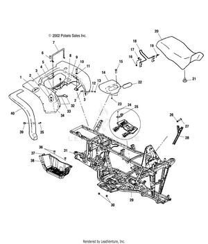 Rear Cab/seat/main Frame - A03ch68aa/ac/af/ah/al (4975557555a03) Schematic