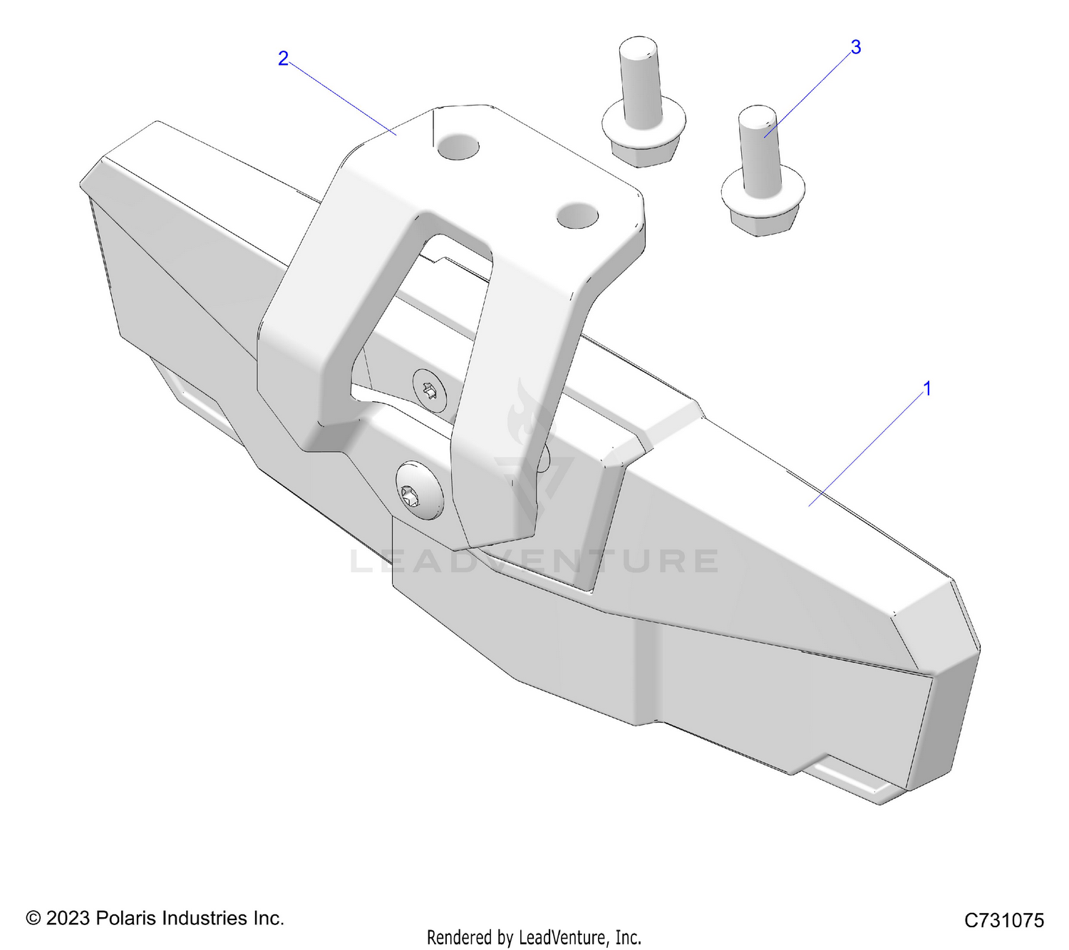 BODY, MIRROR, REAR - R26X6T1RBL (C731075)
