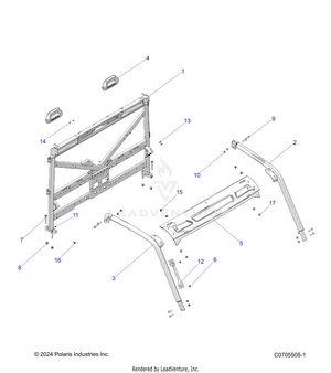 Chassis, Cab Frame - R25rry99as/bs/al/bl/ap/bp/a9/b9/af/bf/ak/bk (c0705505-1) Schematic