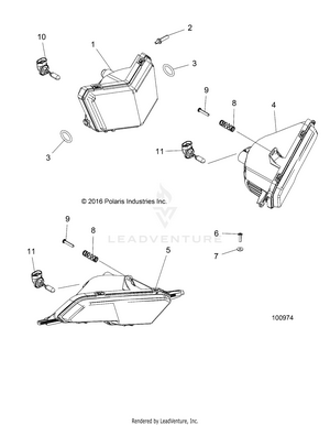 Electrical, Headlights - A17sxa85a1/a7/sxe85ab/am/as/a9 (100974) Schematic