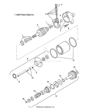 Starting Motor - A03ca32aa (4994839483d01) Schematic