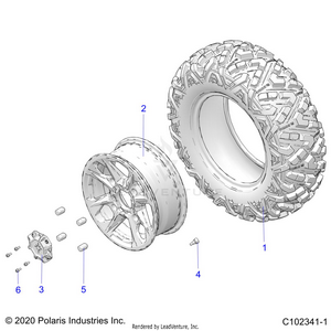 Wheels, Front - A25slz95af (c102341-1) Schematic