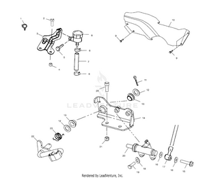 Rear Brake Master Cylinder - A02ba38ca (4969936993b11) Schematic