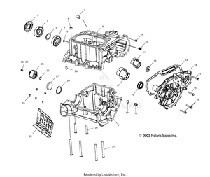 Crankcase - A06mh68aa/ad/af (4987438743d03) Schematic