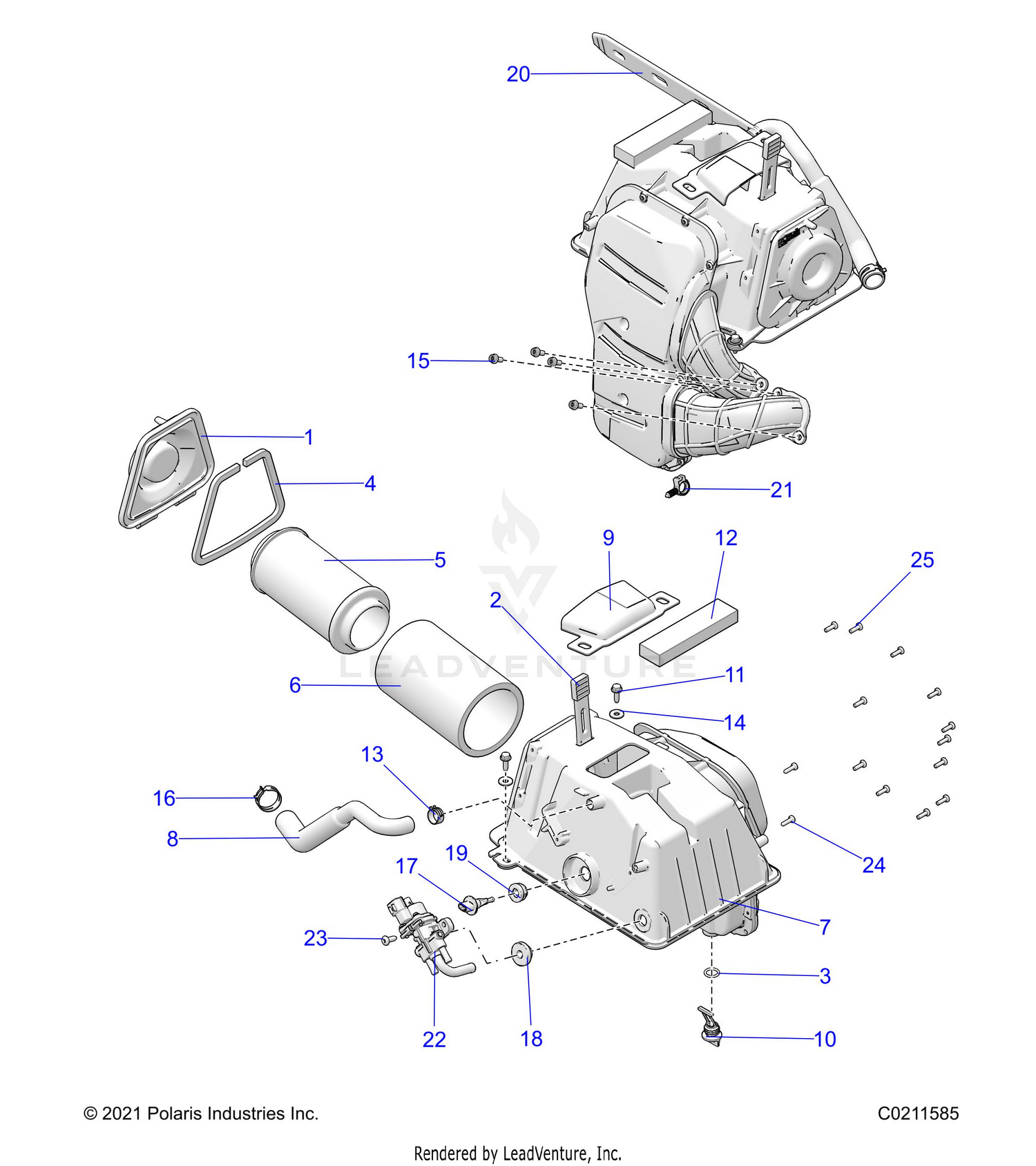 ENGINE, AIR INTAKE - A26SYY95AK (C0211585)