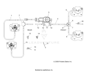 Brake Lines/master Cylinder - R07rh50af/ar/at (49rgrbrakelines07500efi) Schematic