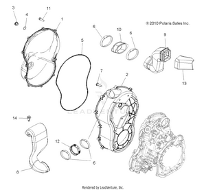Body, Clutch Cover - A12tn55aa/az (49atvclutchcvr11sptrgeps) Schematic