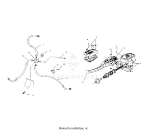 Controls - Master Cylinder/brake Line - A01aa32aa (4963816381b001) Schematic