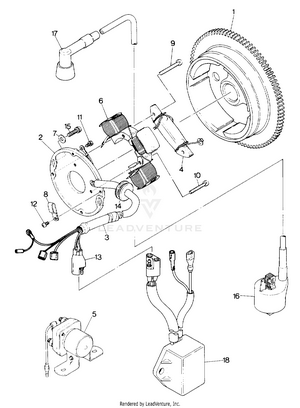 Magneto Assembly (4916341634037a) Schematic