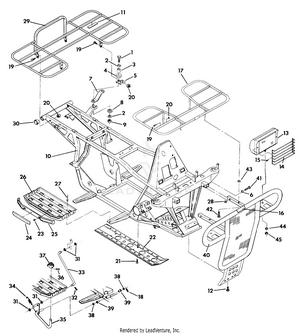 Frame Assembly With Racks (4918541854003a) Schematic