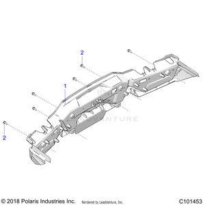 Body, Rear Bumper - A20sxz85af/ap/caf/cap (c101453) Schematic