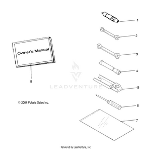 Tool Kit Assembly Magnum 2x4 W957544 (4926852685c009) Schematic