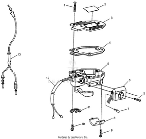 Controls - Throttle Asm./cable Xplorer 400l W97cc38c (4939753975b008) Schematic