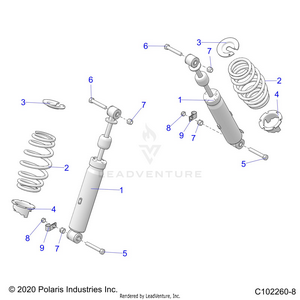 Suspension, Front Shock - A22shz57ae (c102260-8) Schematic