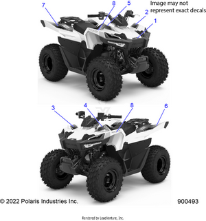 Body, Decals, Graphics - A23hbb07b3/b7 (900493) Schematic