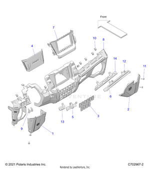 Body, Dash Lower - Z22gae92aj/bj/gav92ap/bp (c702967) Schematic