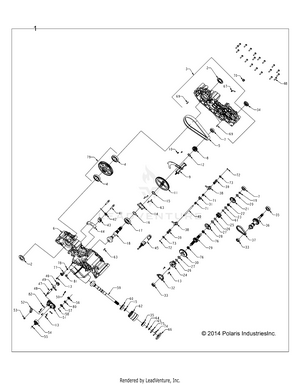 Drive Train, Main Gearcase - A19sea50b1/b7/see50b7/b3/seg50b4 [atvgearcase1333302] Schematic