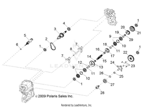 Drive Train, Main Gearcase Internal - R16raa76aa/aj (49rgrtransintl106x6) Schematic