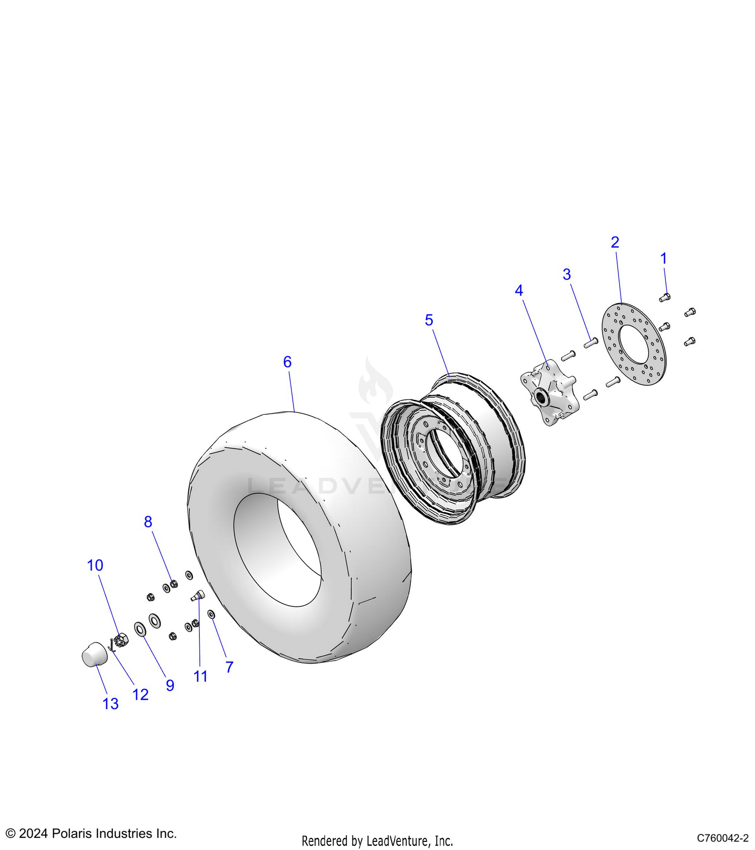 WHEELS, REAR, PREMIUM - D26M4A57B4/G57B4/U57B4/W57B4 (C760042-2)