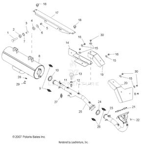 Engine, Exhaust - R09rf68af/ar/az (49rgrexhaust086x6) Schematic