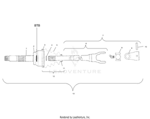 Cv Joint - Btb - A01ch50ad (4960026002b002) Schematic