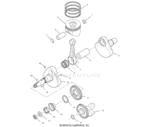 Crankshaft And Piston - A10ch46ca (4964376437d004) Schematic