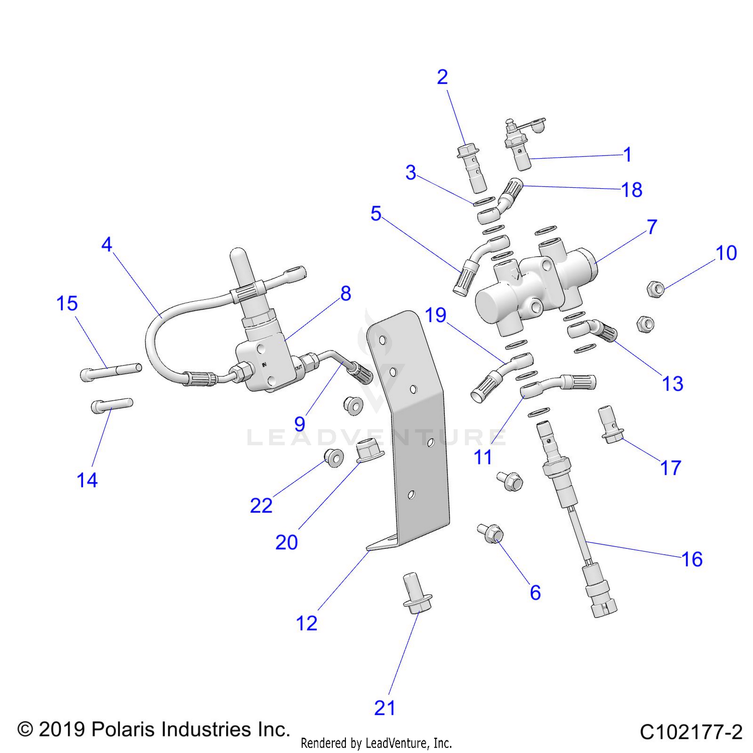 BRAKES, VALVE SYSTEM - A26SLE95PJ (C102177-2)