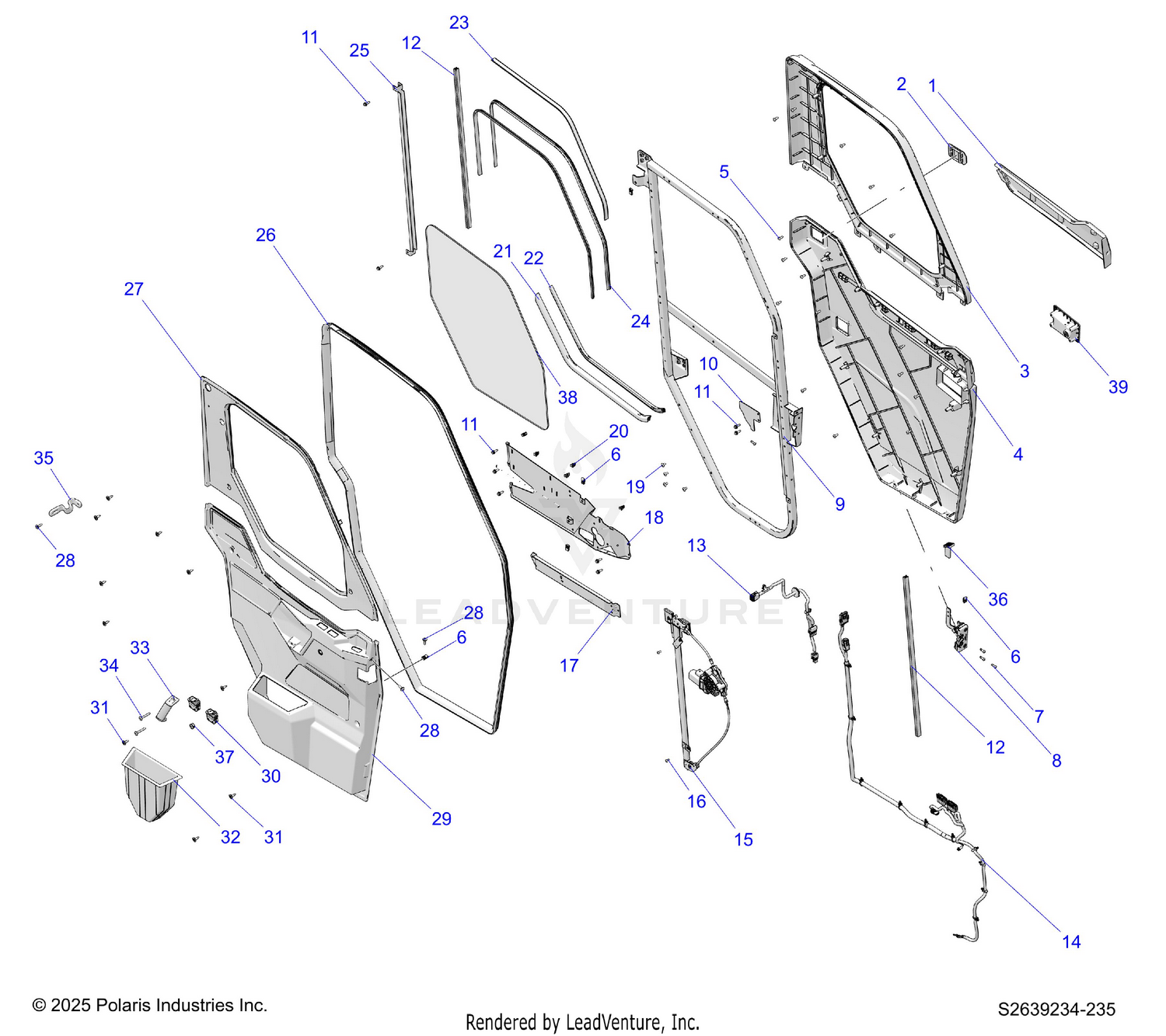 BODY, DOOR, FRONT POWER