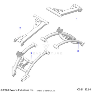 Suspension, Rear Control Arms - A20sxz85af/ap/caf/cap (c0211322-1) Schematic