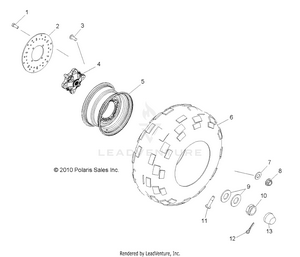 Wheels, Rear - R12rh45ag/ah/ar (49rgrwheelrr11ev) Schematic