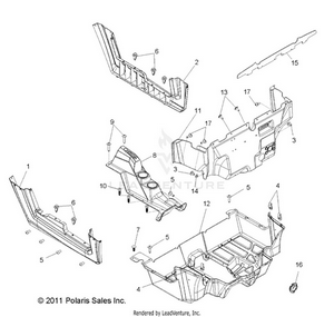 Body, Floor And Rocker Panels - R12vh57ad (49rgrfloor12rzr600) Schematic