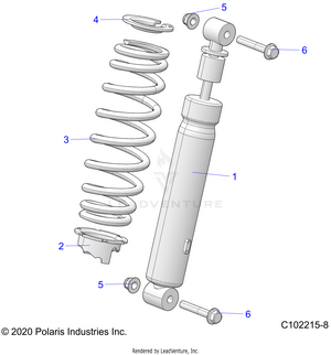 Suspension, Shock, Front - A24sxn85a4 (c102215-8) Schematic