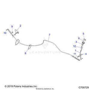 Drive Train, Gear Selector - Z20pal92ag/ap/bg/bp/lg/g92ag/ap/lg (700603) Schematic