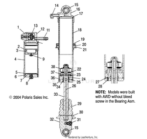 Rear Shock - A05gj50aa/ab/ac (4995119511c03) Schematic