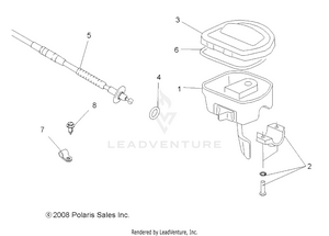 Steering, Controls And Throttle Asm. And Cable - A09cl76aa (49atvcontrols096x6) Schematic