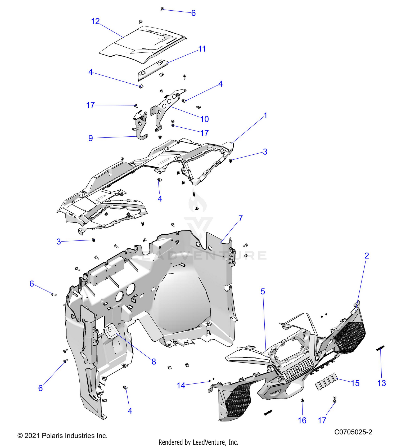 BODY, DASH - Z26NMX99A4/B4/A6/B6 (C0705025-2)