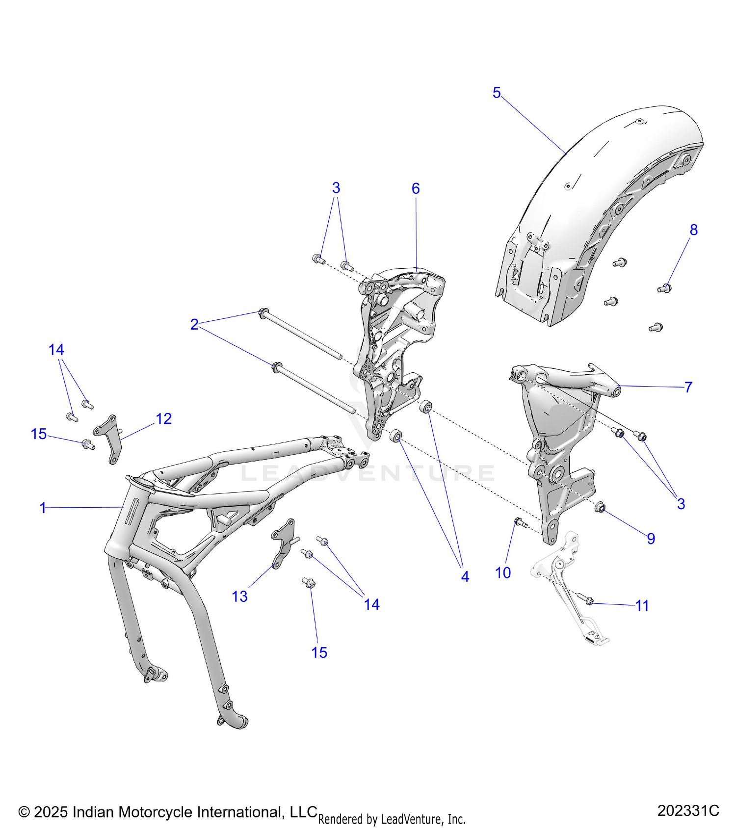 CHASSIS, FRAME - N26SBD77/SBF77 (202331C)