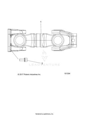 Drive Train, Prop Shaft, Rear - A19sxn85a8 [101304] Schematic