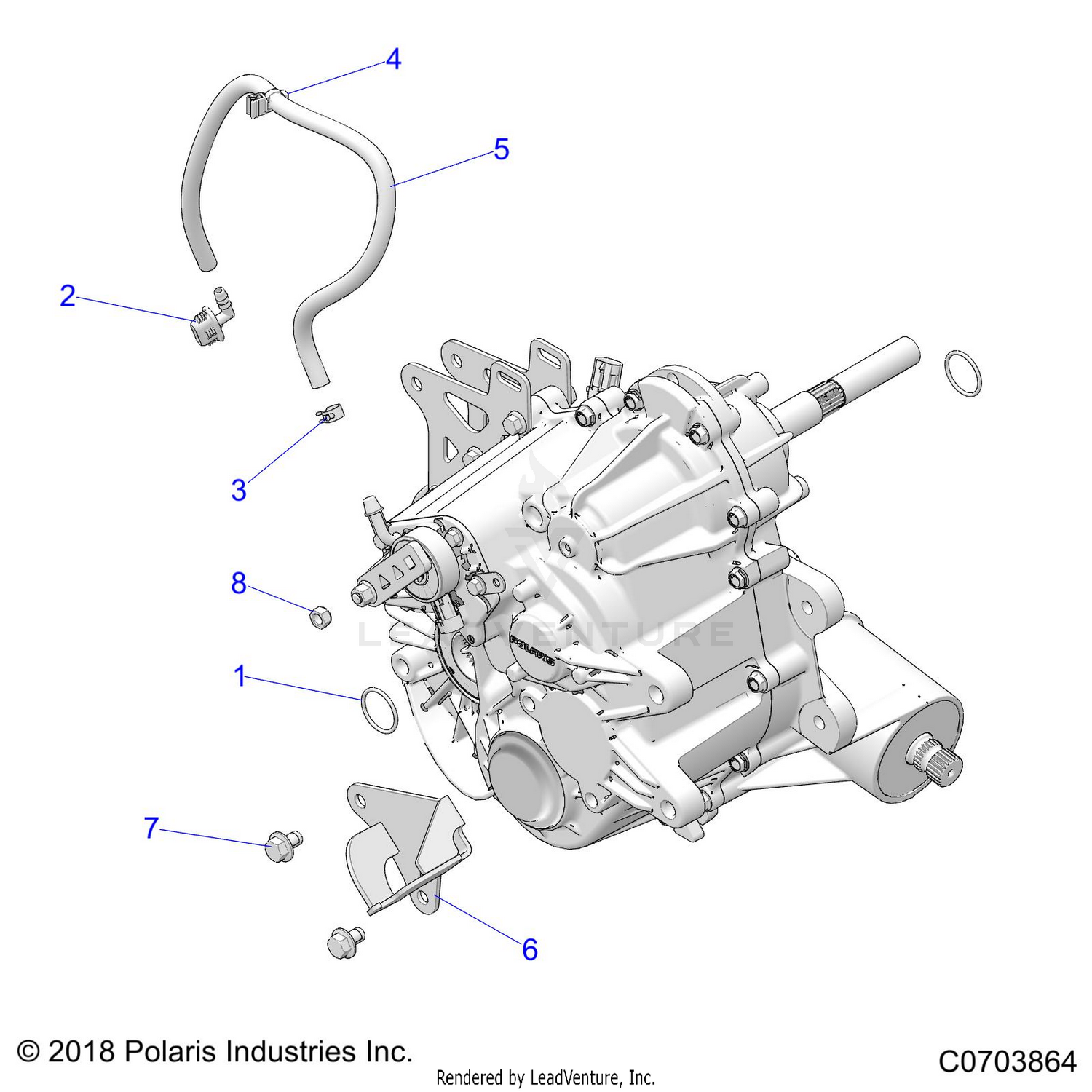DRIVE TRAIN, MAIN GEARCASE, MOUNTING - D21BEP99A4/B4/GP99A4 (C0703864)