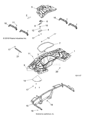 Body, Rear Rack - A17sxa85a1/a7/sxe85ab/am/as/a9 (101117) Schematic