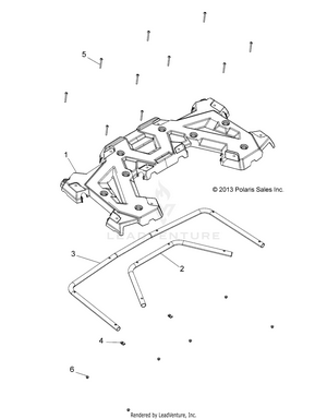 Body, Rear Rack - A19sea50b1/b7/see50b7/b3 [49atvrackmtgrr14570] Schematic