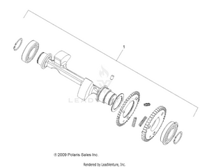Engine, Balance Shaft - A12zn8efk/efo (49atvbalanceshaft10spxp850) Schematic