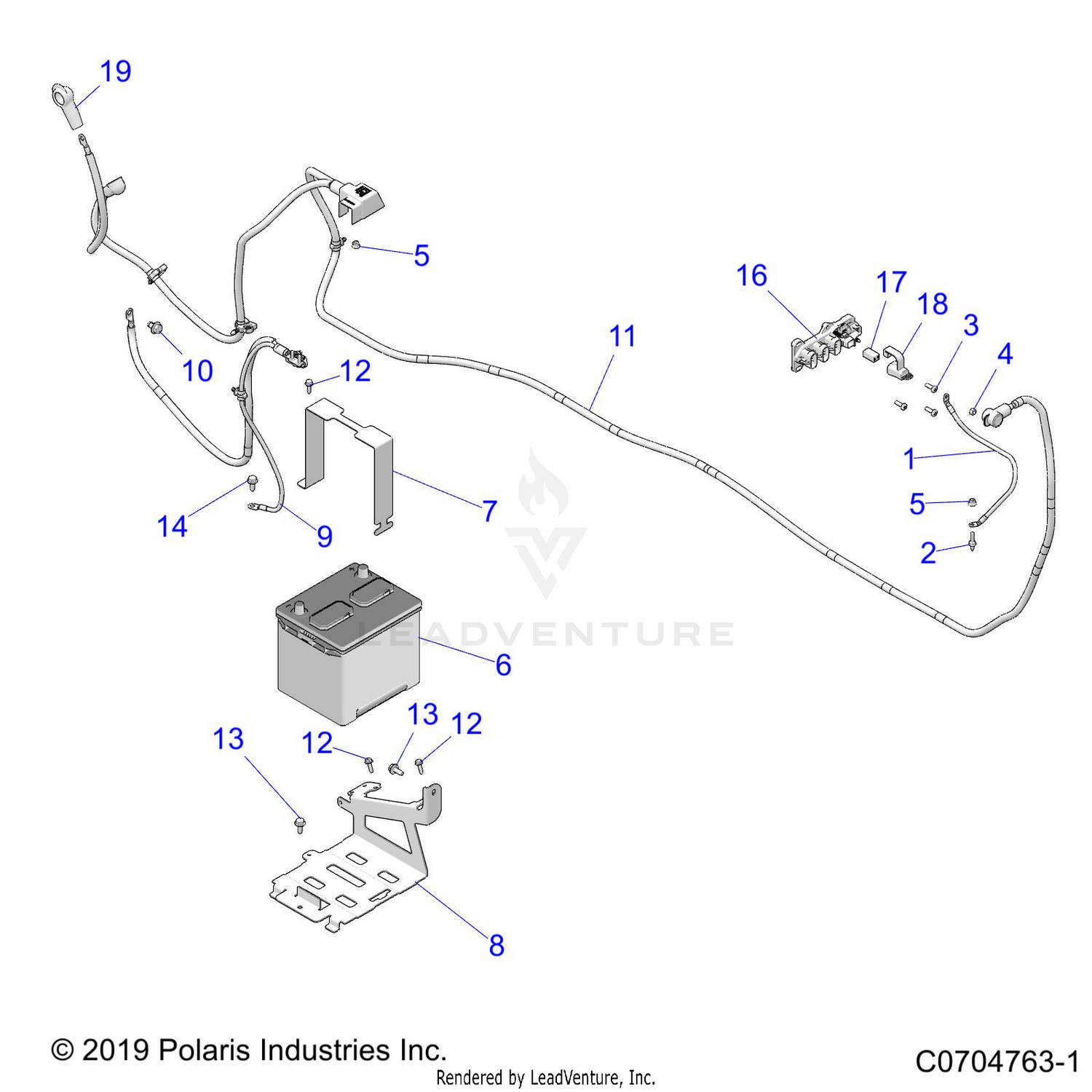 ELECTRICAL, BATTERY - D21BEPD4B4 (C0704763-1)