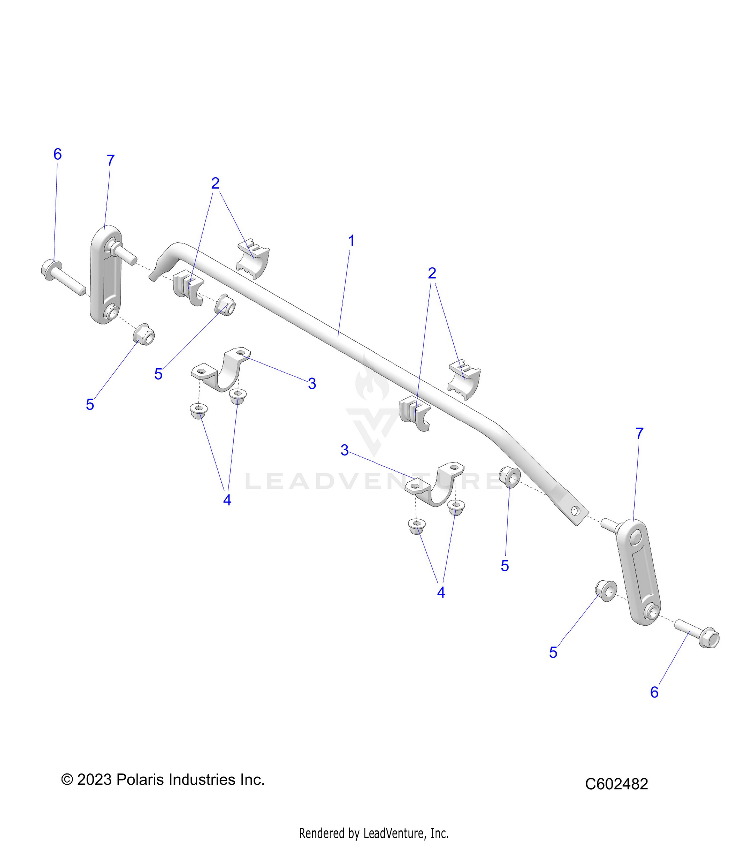 SUSPENSION, SWAY BAR - S26TLF9FSL (C602482)
